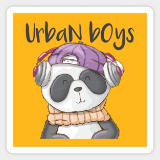 Panda Urban Boys Magnet